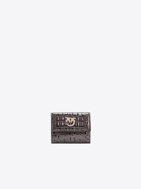 PINKO PINKO GALLERIA CROC-PRINT SMALL WALLET