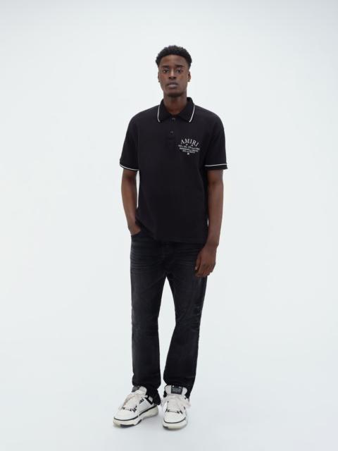 AMIRI AMIRI ARTS DISTRICT PIQUE POLO