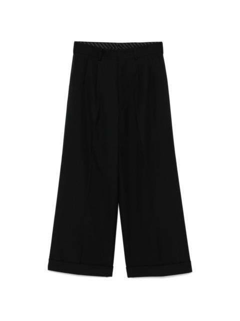 wide-leg trousers