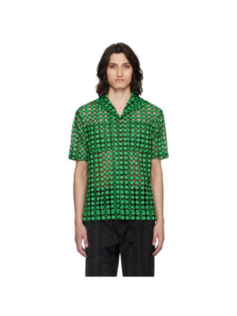 Andersson Bell Green & Black Letto Shirt