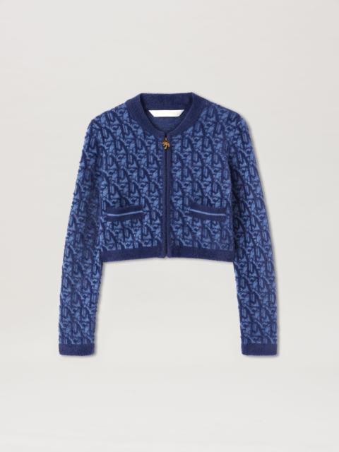 Palm Angels Monogram Jacquard Cardigan