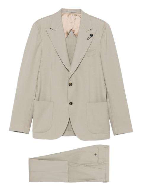 LARDINI patch-pocket suit