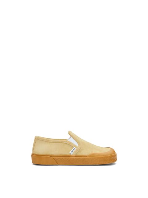 Loewe Terra Vulca slip-on sneaker in suede