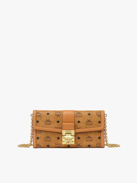 MCM Tracy Chain Wallet in Embossed Monogram Leather | REVERSIBLE