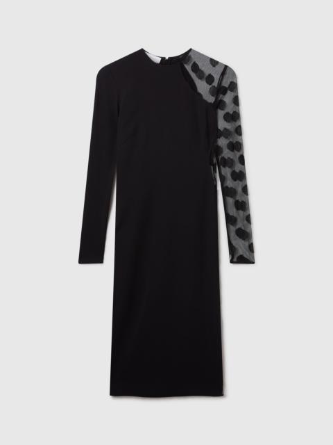 Stella McCartney Long-Sleeve Polka Dot Miracle Dress