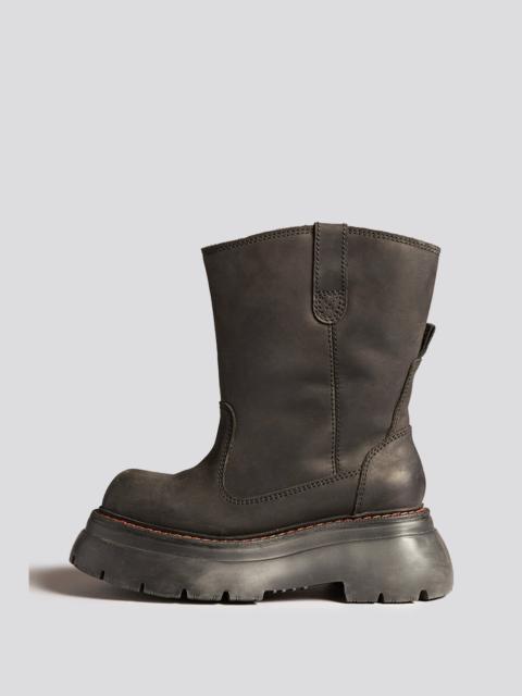 R13 WORKWEAR BOOT - BLACK