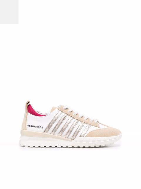 DSQUARED2 contrast-panel low-top sneakers