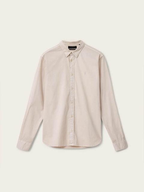 ALLSAINTS HAWTHORNE RAMSKULL STRETCH FIT SHIRT
