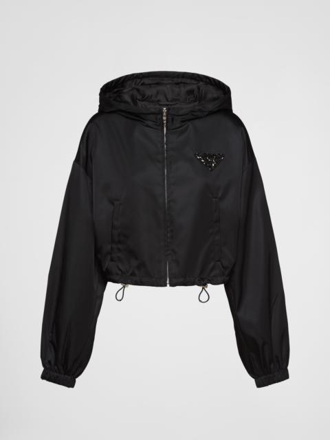 Re-Nylon hooded jacket