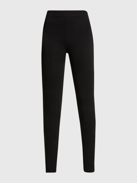 TOTEME Zip-Cuff Viscose Leggings