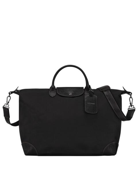 Longchamp Boxford L Travel bag Black - Recycled canvas