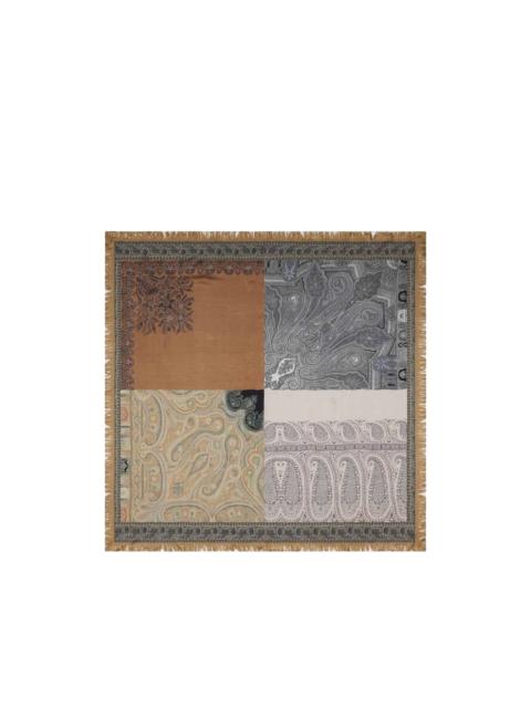 Pierre-Louis Mascia Molare paisley collage scarf