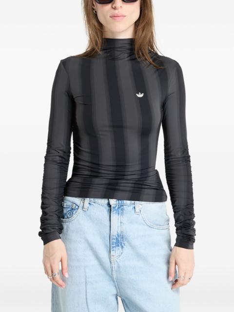 adidas striped longsleeve tee