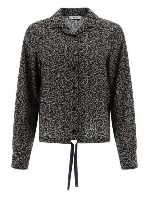 Herno tie-waist patterned shirt
