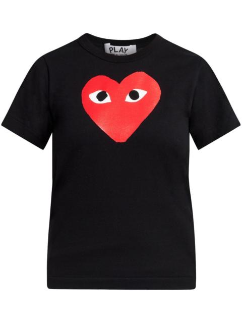 Comme des Garçons PLAY heart print T-shirt