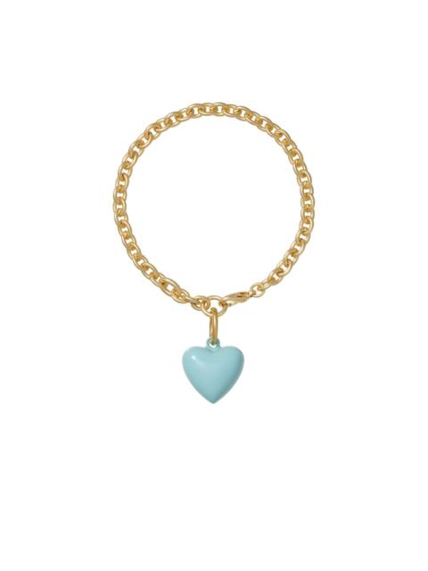ROXANNE ASSOULIN The Mini Puffy heart-charm bracelet