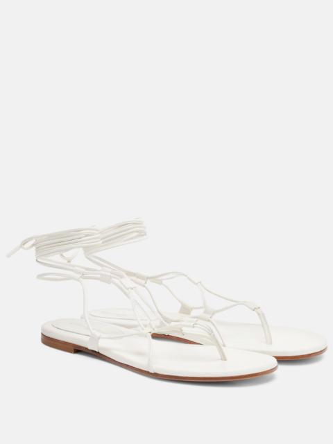 Gianvito Rossi Leather gladiator sandals