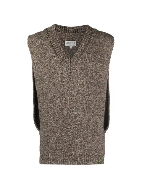 mÃ©lange wool-blend vest
