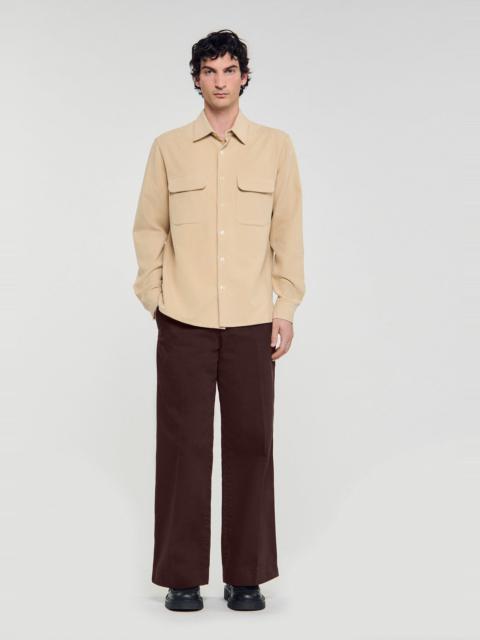 Sandro FLANNEL SHIRT