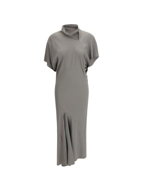 Rick Owens Seb draped midi dress