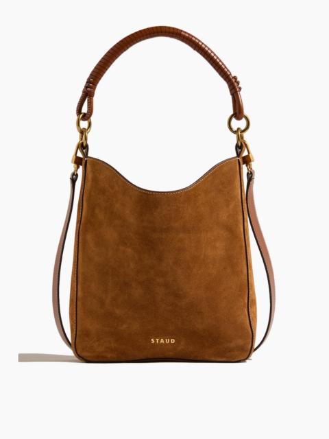 STAUD Mel Shoulder Bag in Tan