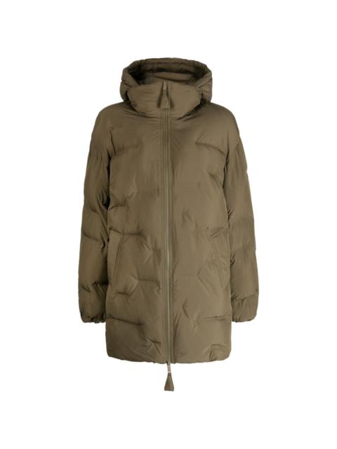 GANNI hooded puffer coat