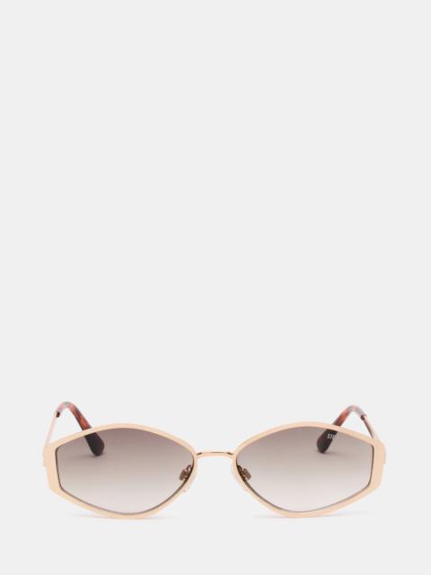 STEVE MADDEN SHONDA SUNGLASSES GOLD