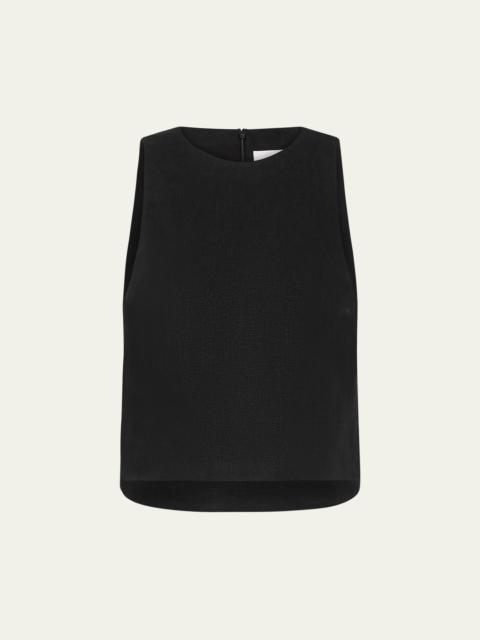 Poppy Linen Crop Top
