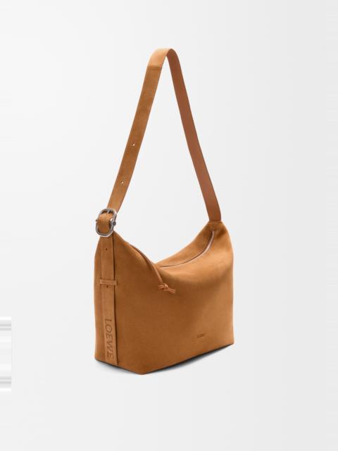 Loewe Large Loop hobo in suede calfskin