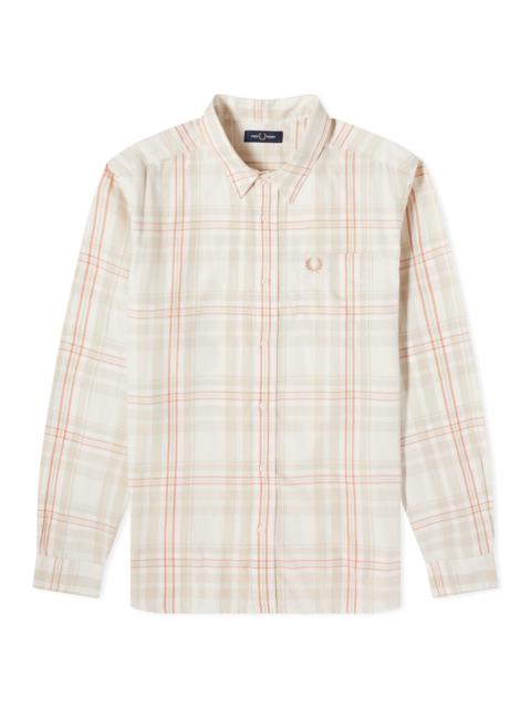 Fred Perry Fred Perry Twill Tartan Shirt
