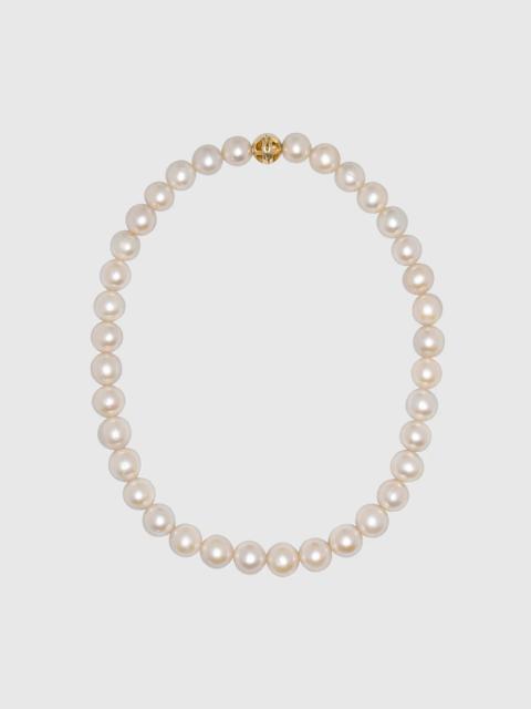 ANINE BING Classic Pearl Choker - 14k Gold