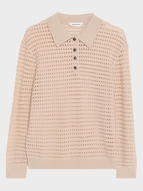 ZANKOV Long-Sleeve Polo