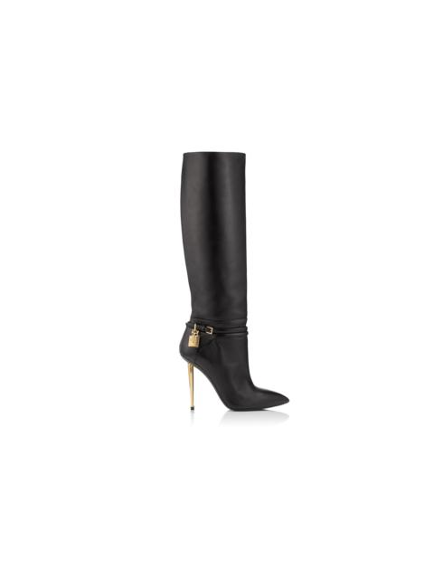 TOM FORD LEATHER PADLOCK BOOT
