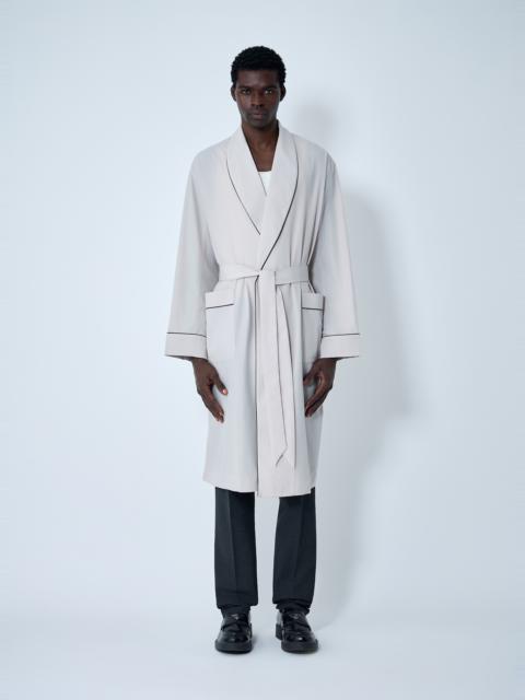 Prada Limestone Robe Coat