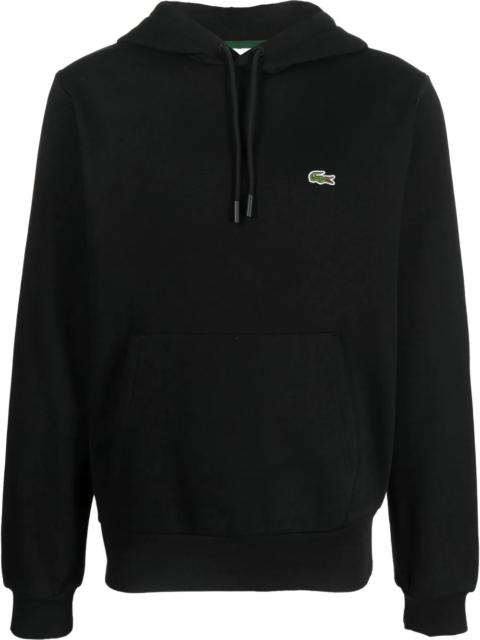 appliqué-logo long-sleeve hoodie