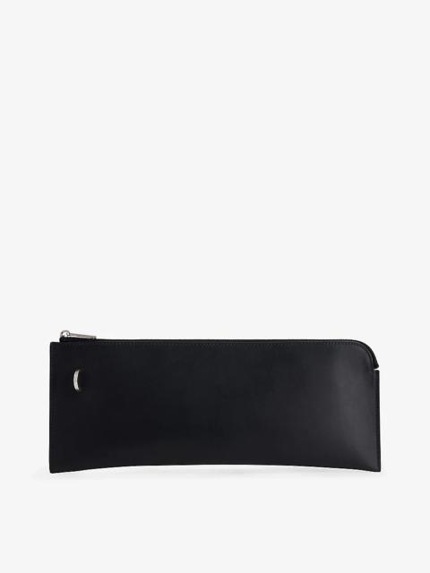 Rick Owens Brand-debossed leather wallet