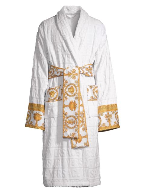 VERSACE 로고 타월 Baroque 목욕 가운