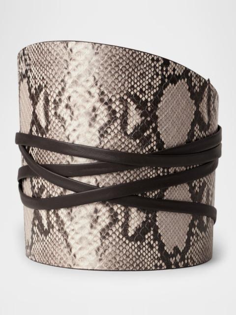 DÉHANCHE Undone Embossed Corset