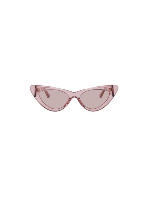 Pink Linda Farrow Edition Dora Sunglasses