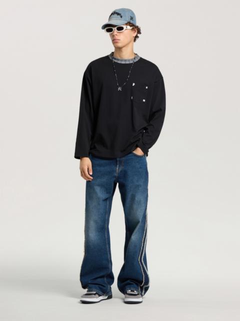 Palm Angels Palm Rib Long Sleeve T-Shirt