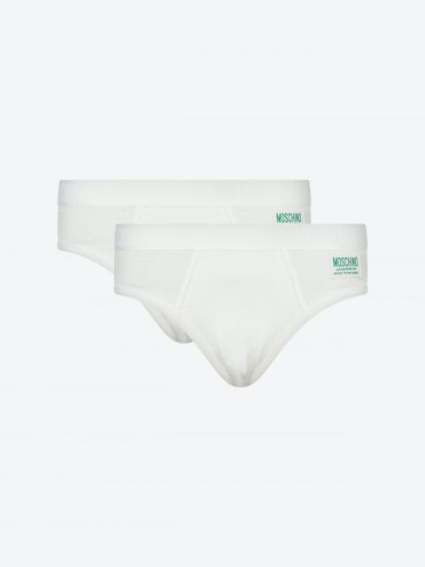 Moschino SET OF 2 NATURE FRIENDLY BRIEFS