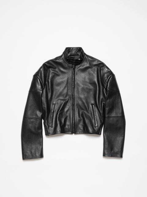 Acne Studios Logo patch bomber jacket - Black | REVERSIBLE