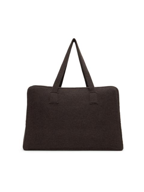 AYA MUSE Gray Jacques Zipper Duffle Bag