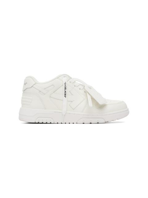 Off-White White 'Out Of Office' Calf Leather Sneakers