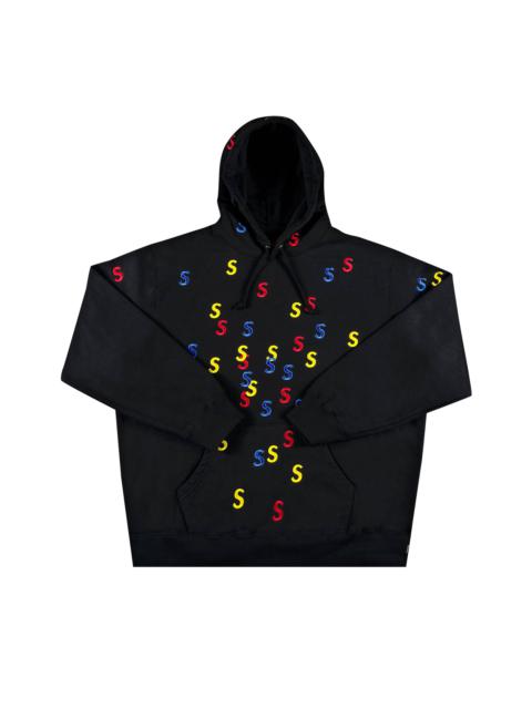 Supreme Embroidered S Hooded Sweatshirt 'Black'