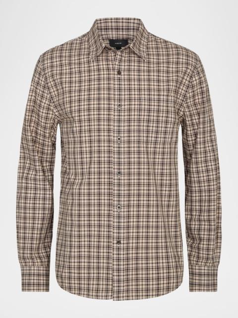 Vince Men's Great Falls Cotton Plaid Button-Down Shirt