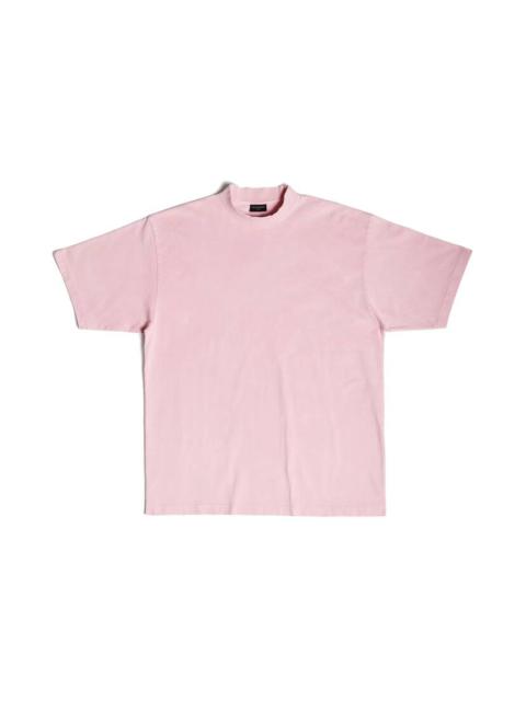 BALENCIAGA Bb Paris Strass T-shirt Medium Fit in Pink