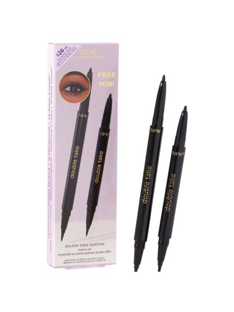 Tarte Cosmetics tarte Double Take Waterproof Liquid & Gel Eyeliner Bonus Set