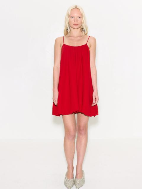 SIMONMILLER Cleo Crepe Mini Dress In Lucky Red
