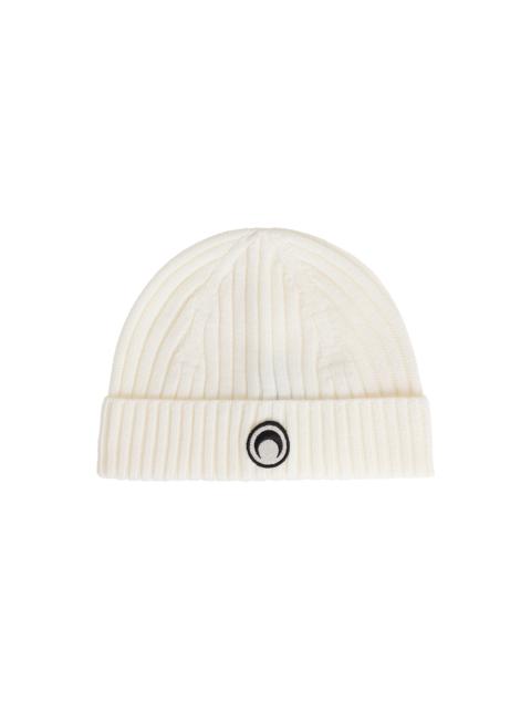 Marine Serre Mulesing Free Wool Rib Beanie